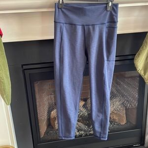 Sweaty Betty super sculpt 7/8th legging in blue- L